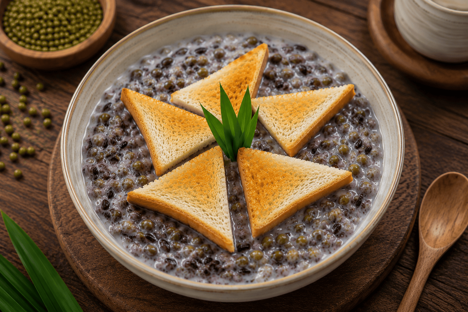 Bubur Kacang Ijo Campur Ketan Hitam Fiber Cream