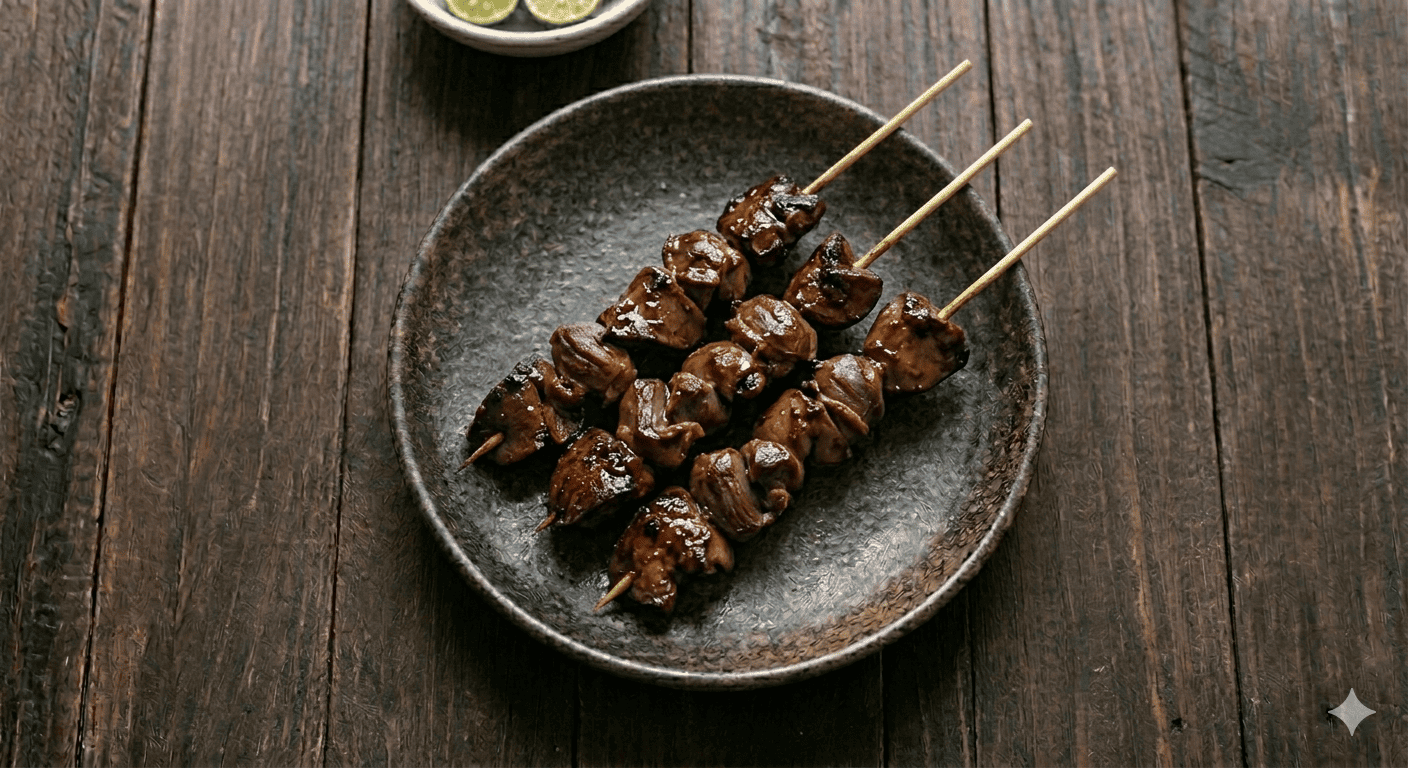 Sate Ati Ampela Bumbu Semur Bang Gorby