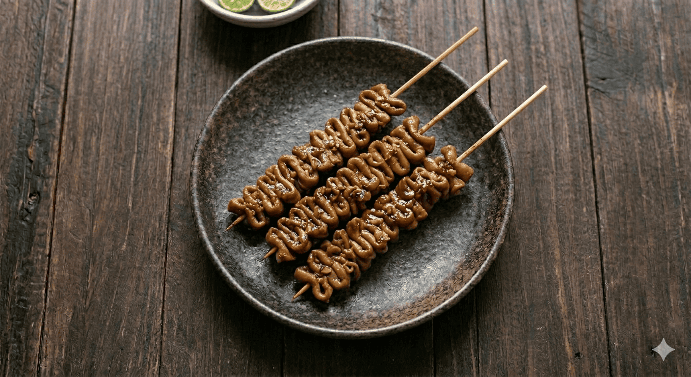Sate Usus Ayam Bumbu Semur Bang Gorby